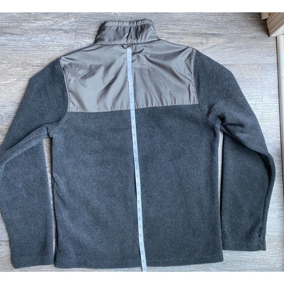 The North Face Men's Jacket Size S Fleece Full Zipped Gray Thermal Outdoor - Picture 4 of 6